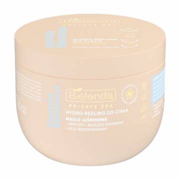 Гидроувлажняющий пилинг для тела Bielenda Private Spa Jasmin Blossom Hydro Body Peeling Цветущий жасмин, 300 г Гидроувлажняющий пилинг для тела Bielenda Private Spa Jasmin Blossom Hydro Body Peeling Цветущий жасмин, 300 г