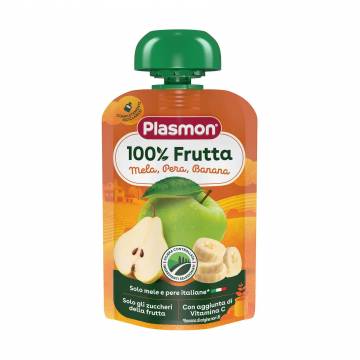 Детское фруктовое пюре Plasmon Фруктовый микс с витамином C, от 6 месяцев, 100 г Детское фруктовое пюре Plasmon Фруктовый микс с витамином C, от 6 месяцев, 100 г