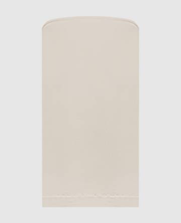 Бежевый топ из шелка