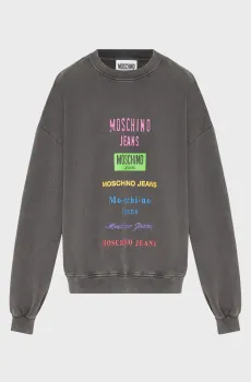 Женский темно-серый свитшот Серый XS Moschino J1706.8234;5499