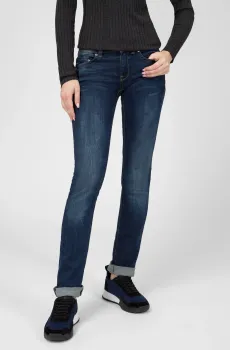 Женские темно-синие джинсы Midge Saddle Mid Straight Синий 23-30 G-Star RAW D02153,6553