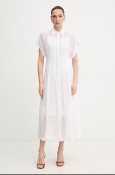 Платье с добавлением льна BOSS Davinata