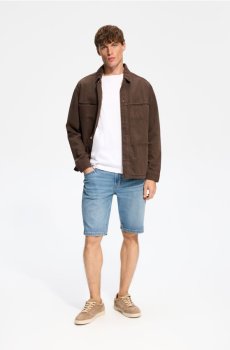 Reserved - Джинсові шорти slim fit - indigo jeans - YW550-57J