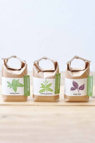 Набор для выращивания растений Noted Cultivate & Eat- Dark Opal Purple Basil Набор для выращивания растений Noted Cultivate & Eat- Dark Opal Purple Basil