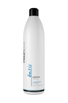 Очищающий шампунь Profi Style Basic Shampoo для всех типов волос, 1 л