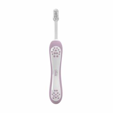 Детская зубная щетка Chicco First Milk Teeth от 6 месяцев до 3 лет, розовая, 1 шт Детская зубная щетка Chicco First Milk Teeth от 6 месяцев до 3 лет, розовая, 1 шт