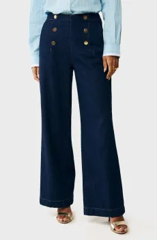 Женские темно-синие джинсы Sailor buttoned pants Синий 40 Mexx MF007002451W-01