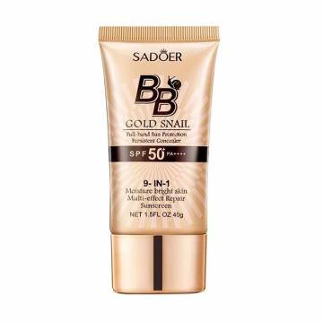 ВВ-крем для лица Sadoer Gold Snail Sun Protection BB Cream, SPF 50+ PA+++, 01 Natural Color, 40 г ВВ-крем для лица Sadoer Gold Snail Sun Protection BB Cream, SPF 50+ PA+++, 01 Natural Color, 40 г