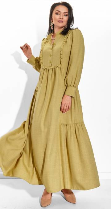 Сукні великіх розмірів Lemanta Красива лляна сукня 48 (56093)