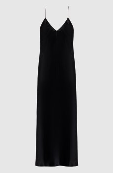 Черное платье миди Taja