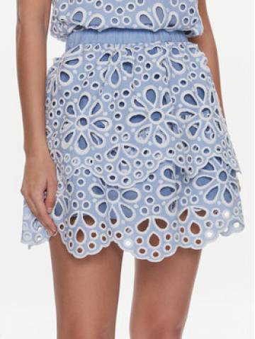 Silvian Heach Cпідниця-міні Miniskirt GPP24413MG Голубий Regular Fit Silvian Heach Cпідниця-міні Miniskirt GPP24413MG Голубий Regular Fit