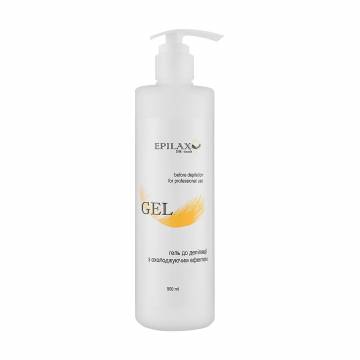 Гель до депиляции Epilax Silk Touch Gel с охлаждающим эффектом, 500 мл Гель до депиляции Epilax Silk Touch Gel с охлаждающим эффектом, 500 мл