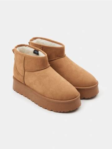Утеплені чоботи - золотисто-коричневий Утеплені чоботи - золотисто-коричневий