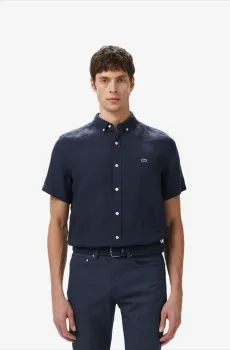 Мужская синяя рубашка Синий 41 Lacoste CH5699T166