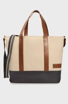 Бежевая сумка TH CASUAL TOTE Бежевый ONESIZE Tommy Hilfiger AM0AM13368