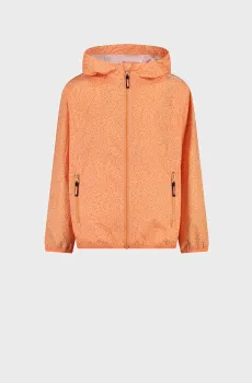 Детская оранжевая ветровка с узором RAIN FIX HOOD Оранжевый 128 CMP 31X7295-C520