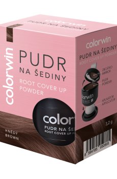 Пудра Colorwin Root Cover Up Powder для маскировки седины и отросших корней волос, Brown, 3.2 г