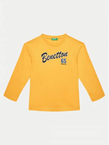 United Colors Of Benetton Блузка 3I1XC10JN Жовтий Regular Fit United Colors Of Benetton Блузка 3I1XC10JN Жовтий Regular Fit