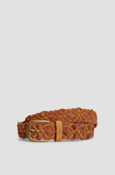 Женский коричневый кожаный ремень Коричневый 80 Levi’s® 234371;67.97