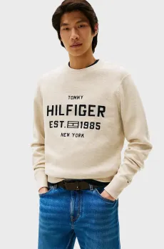 Мужской бежевый джемпер ATHLEISURE Бежевый M Tommy Hilfiger MW0MW39533