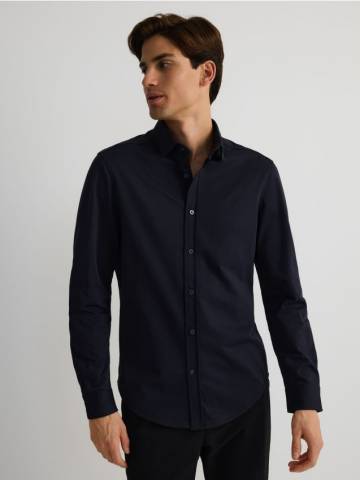 Reserved - Сорочка regular fit з бавовни - темно-синій - 2229W-59X Reserved - Сорочка regular fit з бавовни - темно-синій - 2229W-59X