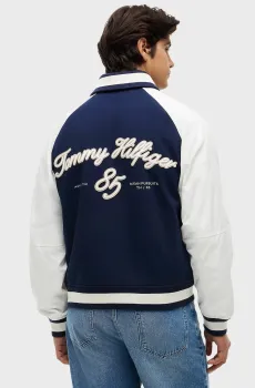 Мужская темно-синяя спортивная кофта NAUTICAL SHAWL Синий XL Tommy Hilfiger MW0MW43185