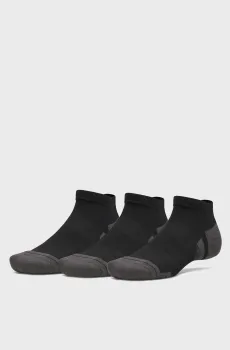 Черные носки (3 пары) New UA Perf Tech 3pk Low Черный 47.5-50.5 Under Armour 6015137-008