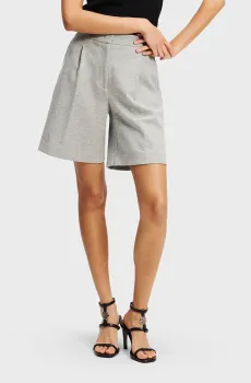 Женские серые шорты DOUBLE JERSEY Серый L Karl Lagerfeld A2W10154