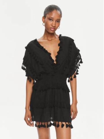 Lola Casademunt by Maite Пляжна сукня LS2416037 00N Чорний Regular Fit Lola Casademunt by Maite Пляжна сукня LS2416037 00N Чорний Regular Fit