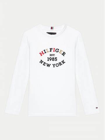 Tommy Hilfiger Блузка Monotype Flock KB0KB08659 D Білий Regular Fit Tommy Hilfiger Блузка Monotype Flock KB0KB08659 D Білий Regular Fit