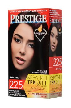 Стойкая крем-краска для волос Vips Prestige 225 Бургунд, 100 мл