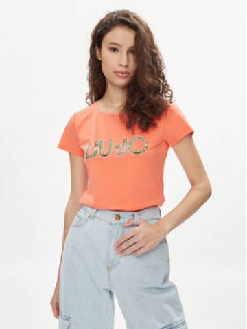 Liu Jo Футболка VA4105 JS003 Оранжевий Regular Fit Liu Jo Футболка VA4105 JS003 Оранжевий Regular Fit