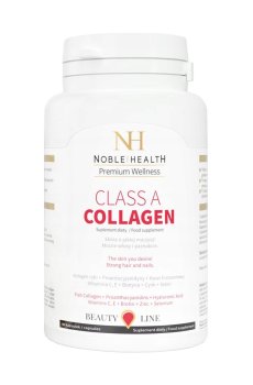 Уценка! Комплекс по уходу за телом, лицом и волосами Noble Health Premium Wellness Collagen Class A, 90 капсул