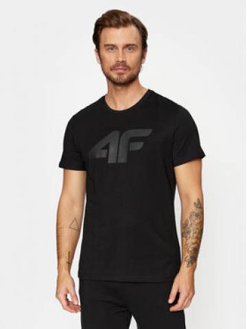 4F Футболка 4FAW23TTSHM0877 Чорний Regular Fit 4F Футболка 4FAW23TTSHM0877 Чорний Regular Fit
