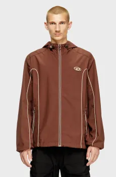 Мужская коричневая ветровка J-HIVES Коричневый L Diesel A06149 0DGAM
