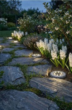 Встромлювана сонячна LED лампа - сірий