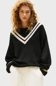 Женский черный джемпер The Runway Collection Черный S Tommy Hilfiger WW0WW47605