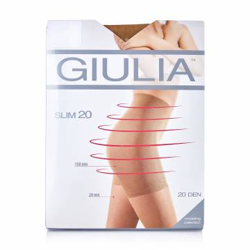 Колготки женские Giulia Slim классические, с подтягивающими шортиками, 20 DEN, Daino, размер 2 Колготки женские Giulia Slim классические, с подтягивающими шортиками, 20 DEN, Daino, размер 2