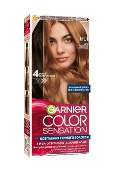 Стойкая крем-краска для волос Garnier Color Sensation HL1 Ванильный шатен, 110 мл