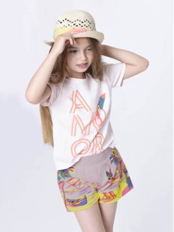 Billieblush Шорти з тканини U14655 Рожевий Regular Fit Billieblush Шорти з тканини U14655 Рожевий Regular Fit