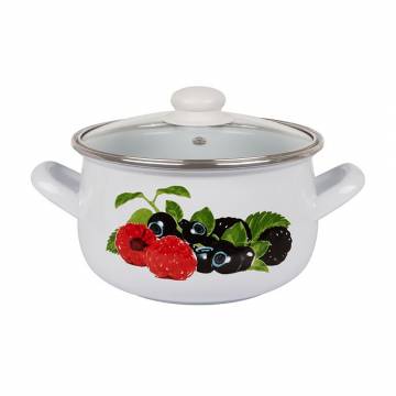 Кастрюля Idea Home 2207 Berries с крышкой, 24 см, 6 л (6832836) Кастрюля Idea Home 2207 Berries с крышкой, 24 см, 6 л (6832836)