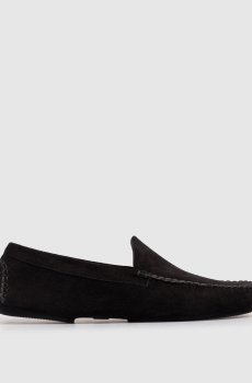 Черные замшевые мокасины New Lucca