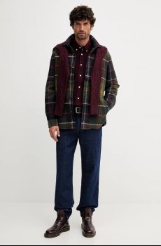 Хлопковая рубашка Barbour RAMSEY