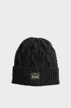 Женская черная шапка Черный ONESIZE Levi’s® 004D4;0000