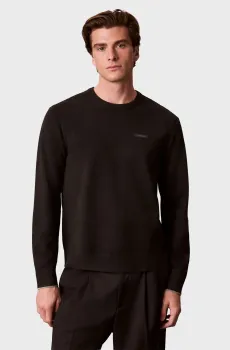 Мужской черный джемпер TIPPING Черный M Calvin Klein LV04LH307G