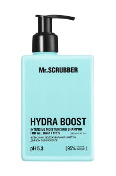 Интенсивно увлажняющий шампунь Mr.Scrubber Hydra Boost Intensive Moisturising Shampoo для всех типов волос, 250 мл