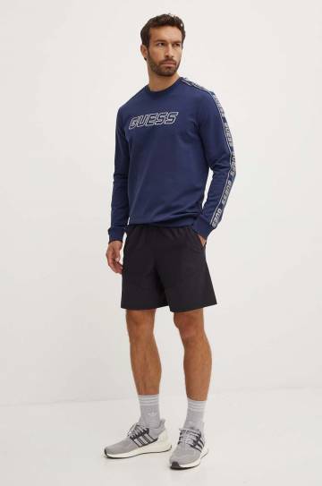 Кофта Guess ARLO мужская цвет синий с принтом Z4GQ24 K6ZS1 Кофта Guess ARLO мужская цвет синий с принтом Z4GQ24 K6ZS1