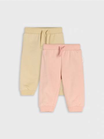 Трикотажні штани, 2 пари - нюдовий