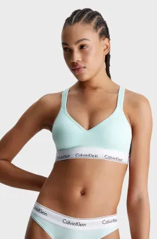 Женский голубой топ Голубой XS Calvin Klein 000QF1654E