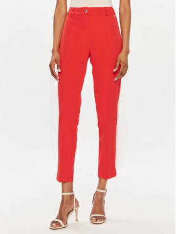 Maryley Штани з тканини 24EB52Z/M23/43FI Червоний Regular Fit Maryley Штани з тканини 24EB52Z/M23/43FI Червоний Regular Fit